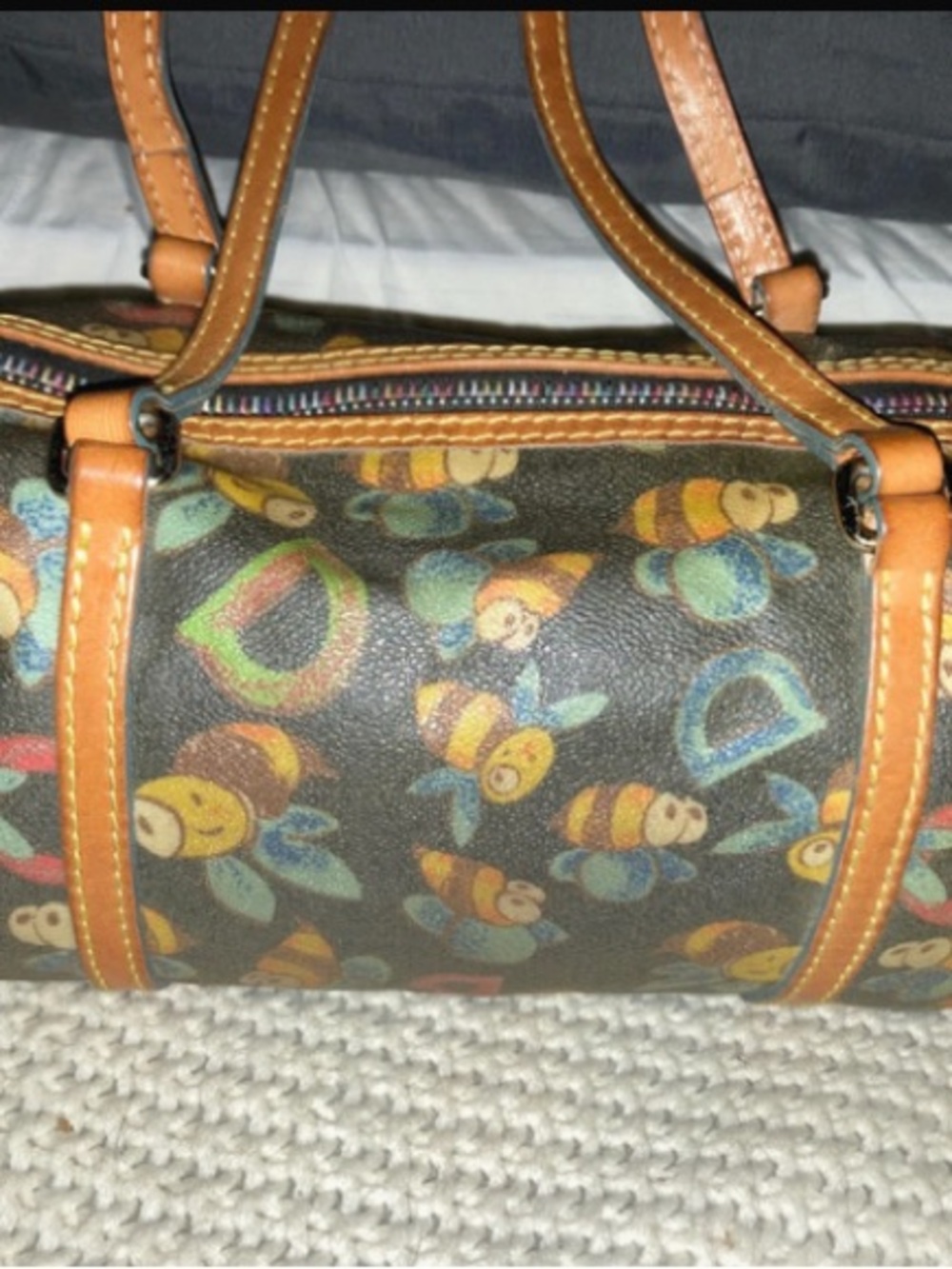 Dooney & Bourke Vintage Bumblebee Barrel Bag/ Limited Edition “Busy Bee Coll